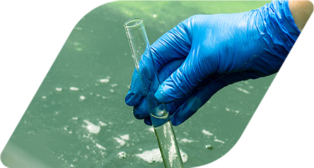 <strong>Gestão de Resíduos Líquidos</strong><br>Tratamento eficiente e responsável de resíduos.